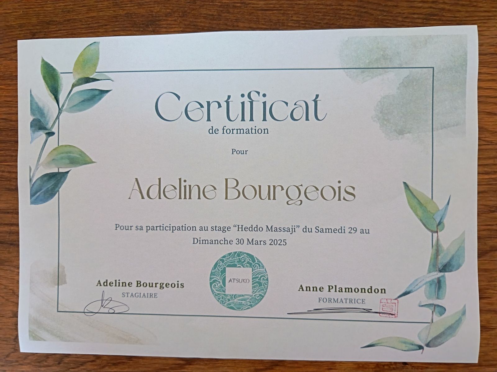 Formation Shiatsu en oncologie